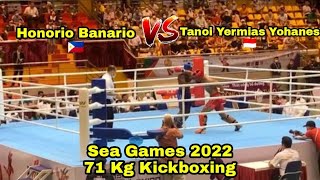 Sea Games 2022 KICKBOXING  Phi Vs Ind  HONORIO BANARIO VS TANOI YERMIAS YOHANES [upl. by Teirtza685]