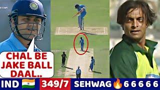 IND VS PAK 2004  Sehwag destroyed Pakistan and Shoiab Akhtar IND VS PAK Most Shocking revenge ever [upl. by Theresita]