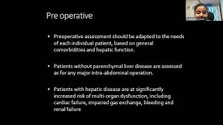 Anesthesia for Hepatectomy and hepatobiliary oncosurgery [upl. by Evy398]