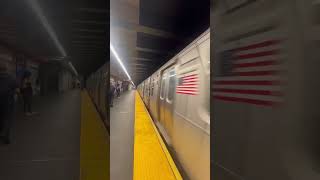 R160A R train arriving at bay ridge ave [upl. by Elokin666]