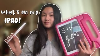 WHATS ON MY IPAD 5TH GEN l Sarah Chan [upl. by Brill]