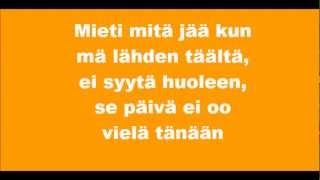 Erin  Mitä Tänne Jää Lyrics [upl. by Castillo]