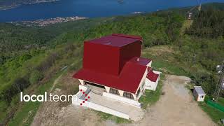 Mottarone la stazione darrivo le immagini dal drone [upl. by Ehcadroj194]