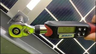 Panel clamp torque test [upl. by Lehcor]