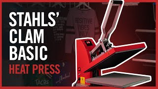 Stahls Clam Basic Heat Press  Starter Heat Press [upl. by Amand]