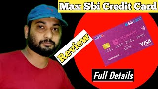 Max sbi credit card  sbi max credit card review  Max sbi credit card benefits and features [upl. by Murage130]