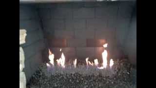 Lava Media For Fireplace Installation With Valve Kit [upl. by Eiknarf]