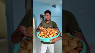 1kg aata ka Pani puri banaya 😋 minivolgs vlog shortvideo youtubeshorts [upl. by Ahsiekan]