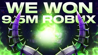 OVER 9 MILLION ROBUX IN WINS ON RBXGOLD INSANE [upl. by Rolfe]