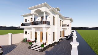 1 Kanal house design  5 Bedrooms  Modern house design  Architecture and Interior design [upl. by Eyllek]