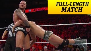 FULLLENGTH MATCH  Raw  Cody Rhodes vs Randy Orton [upl. by Vanderhoek]