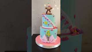 Monkey theme Cake 🎂subscribe channel 🙏 [upl. by Esmeralda]