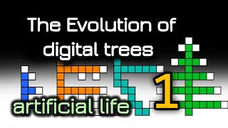 The evolution of digital trees Artificial life Part 1 [upl. by Htenaj]