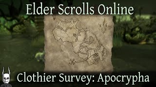 Clothier Survey Apocrypha Elder Scrolls Online ESO [upl. by Georas]