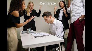 Denigrate Word explanation with meaning examples and image [upl. by Lerraf]