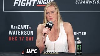 Holly Holm Ready to Make Statement Again at UFC 208 [upl. by Mildred]