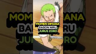 Babon Niru Jurus Zoro anime reviewanime onepiece [upl. by Allicserp194]