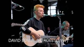 DAVID BOWIE quotHEROESquot live 1997 [upl. by Brace]