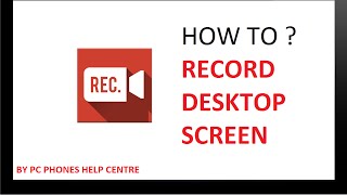 How to Record Desktop Screen for Windows XP78110 [upl. by Wilfreda]