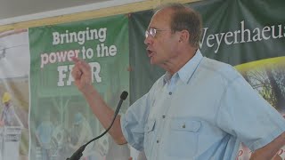 Candidate for Lt Governor Delbert Hosemann speaks at 2023 Neshoba County Fair [upl. by Calore263]