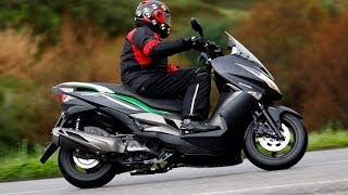 Test 2014 Kawasaki J300 motorscooter [upl. by Aihseya]