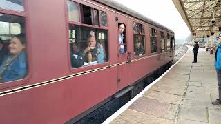 Class 50 departing Ramsbottom with two coaches [upl. by Noble]