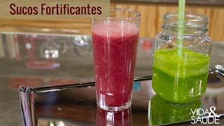 Receita Sucos fortificantes  Tema Osteoporose 110618 [upl. by Tneciv]