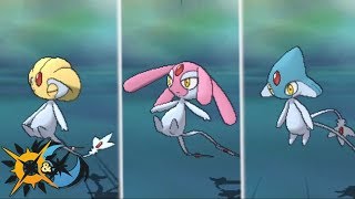 How To Get Mesprit Uxie and Azelf in Pokémon Ultra Sun and Ultra Moon [upl. by Hilaire]