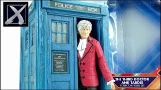 DOCTOR WHO 3rd Doctor amp Tardis BampM Collector Set Review  Votesaxon07 [upl. by Ralina]