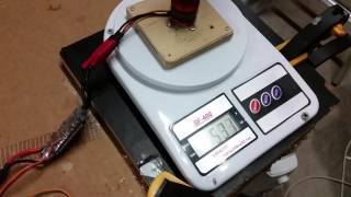 Racerstar BR2212 1400kv motor from Banggood thrust Test 5 [upl. by Alaham]