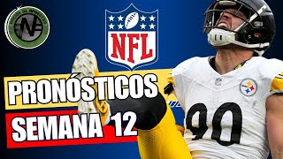 Pronósticos NFL semana 12 Apuestas y Picks NFL temporada 2024 🏈 💰 [upl. by Sebastien]