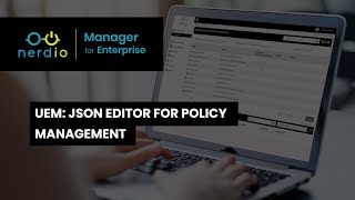 UEM JSON Editor for Policy Management AVD Demo of the Day [upl. by Anette]