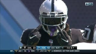 Marshawn Lynch Goes BEAST MODE on the Titans Flips Team the Middle Finger [upl. by Vtehsta]