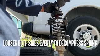 DIY MacPherson Strut Spring Compressor Set from Harbor Freight [upl. by Misak]