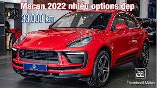 Porsche Macan 2022 màu đỏ nội thất đen cực đẹp tại H3T Auto [upl. by Elyod330]