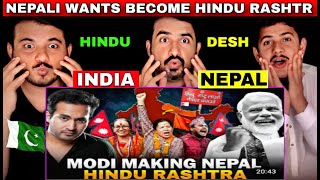 Indias Genius Plan To Make Nepal a Hindu Rashtra😱  Pakistani Reaction🇵🇰 [upl. by Nillok]