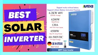 6200W 48V Hybrid Solar Inverter 220V Offgrid Photovoltaic Inverter [upl. by Enitsenrae]