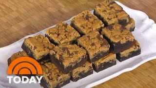 How To Make ‘Brookies’ Brownies Plus Cookies Using Box Mixes  TODAY [upl. by Tito]