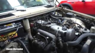 Mercedes W123 how to remove engine hood [upl. by Pravit]