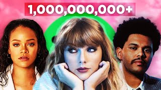 Artists with the most songs above 1 Billion Streams [upl. by Whitcomb32]