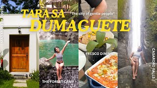 DUMAGUETE 2024 P164 per NIGHT NA HOSTEL  CASARORO FALLS THE FOREST CAMP WHERE TO EAT [upl. by Aitetel]