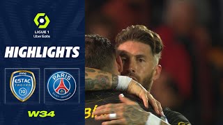 ESTAC TROYES  PARIS SAINTGERMAIN 1  3  Highlights  ESTAC  PSG  20222023 [upl. by Dorothee639]