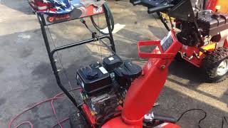 Ariens 520 Snow Blower Hemi 212cc Predator Engine Swap from Harbor Freight Part 1 [upl. by Cirri]