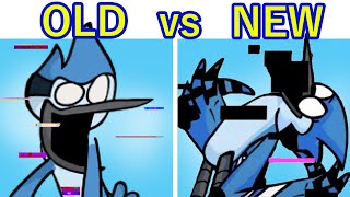 PIBBY Mordecai  OLD vs NEW FNF Mods Come and Learning with Pibby [upl. by Hu979]