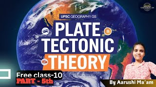 LECTURE  10 GEOGRAPHY PART 5th PLATE TECTONIC THEORY BY AARUSHI MAM [upl. by Weil489]