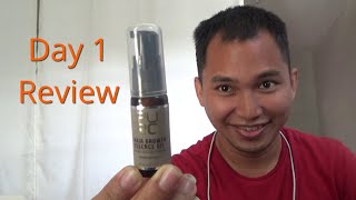 PurePurc Hair Growth Essence Oil Pampatubo ng buhok daw Day one Review [upl. by Anyg]