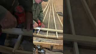 shortvideo Putting last 4 Screws in the 32” Slat on a 6ft Trellis woodworking [upl. by Crawford335]