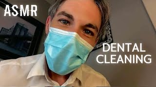 ASMR  Dentist Cleans Your Teeth🦷 Scaling Brushing Flossing Whispering [upl. by Weinreb]