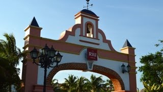 Walk from Playacar Beach to the Riu Tequila  Mexico 2013 [upl. by Anahtor990]