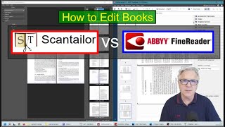 How to edit books with Scan Tailor v Abbyy Finereader [upl. by Adnylg]